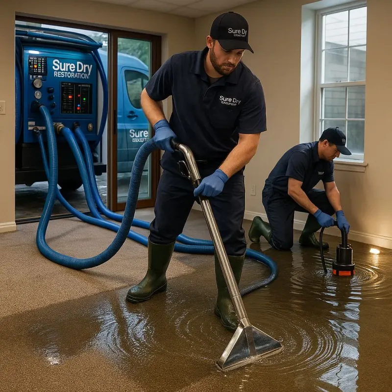 Water Extraction and Removal process in Flourtown, PA